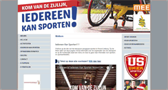 Desktop Screenshot of iedereenkansporten.nl